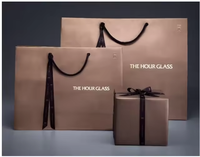 Bolsa de Compras de Papel Blanco con Asa, Personalizada con Logotipo de Marca, para Regalos, Joyería y Ropa de Lujo, Venta al Por Mayor