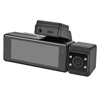 Kamera Dashcam Mobil Factory A3Pro 3 Saluran 4K 4K+1K+1K Layar IPS 3.16" HD Nightvision ADAS GPS WiFi G-sensor Nightvision 24H Parking