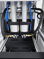 Machine de soufflage semi-automatique à 2 cavités pour bouteilles PET, avec pompe à roulement, pour 500ml-5000ml, haute productivité