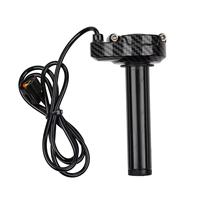 Kit de poignée de guidon avec tube d'accélérateur rotatif Sur-Ron Light Bee X S LBX en aluminium CNC noir 22mm 7/8" pour moto tout-terrain, prêt à être expédié