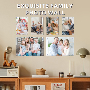 Bán buôn thiết kế đẹp in ấn trống kính khung ảnh cho thăng hoa kính khung trang trí với treo phụ kiện - Product Image 4