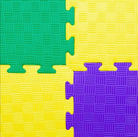 Tapete de Espuma EVA de Cinco Líneas, 100x100cm, Antideslizante, Impermeable, Absorción de Impactos, Tapete para Gimnasio de Alta Densidad, Encastrable, Venta al Por Mayor
