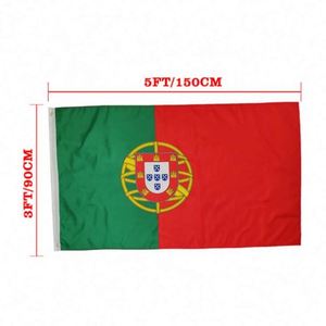 Wholesale Factory Price Soccer Fans <b>Flag</b> of the World Outdoor Portugal Portuguese Banner 90x150cm Polyester Flying Portable - Product Image 4