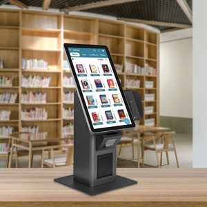 Kiosco de Autoservicio con Pantalla Táctil Capacitiva de 15.6/18.5/21.5 Pulgadas, Resolución 2K HD, Modo Retrato, para Sala de Estudio/Biblioteca - Product Image 1