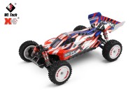 WLtoys mobil Remote Control 4WD, hadiah mainan Remote Control Drift Off-Road listrik tanpa sikat kecepatan tinggi mobil balap profesional 124008 60km/jam 3S