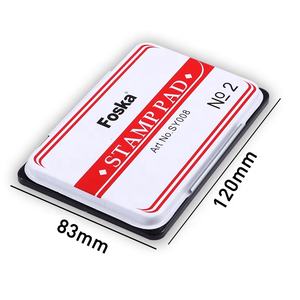 Tampone d'Inchiostro Foska in 4 Colori, Rettangolare, ad Asciugatura Rapida, per Ufficio, Identificazione Aziendale, Notarizzazione e Timbratura - Product Image 4