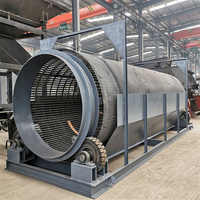 Machine de tri du sol et du sable industrielle, petit tamis, tambour de compostage, rouleau, écran trommel