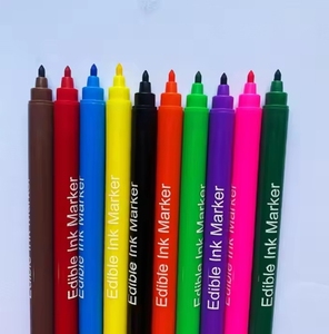 Pennarelli Coloranti Commestibili per Pasticceria, Set <span class=keywords><strong>da</strong></span> 10 Colori Diversi, Strumenti per Decorazione Torte, Fondente e <span class=keywords><strong>Biscotti</strong></span> - Product Image 4