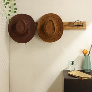 4 packs de crochets en métal pour porte-chapeau <span class=keywords><strong>mural</strong></span> noir pour le salon, la garde-robe, le <span class=keywords><strong>sac</strong></span> de rangement et le présentoir en tissu, bon marché, style américain populaire. - Product Image 2