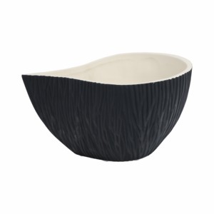 Bol décoratif moderne en porcelaine pour centre de table, accents de décoration intérieure de luxe - Product Image 1