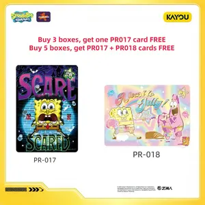 Sponge Bob Blind Box Collectible Card Game Anime Karakter Anime Leuke Accessoires Verjaardagscadeau Prachtig speelgoed Kp56 - Product Image 2