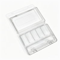 Boîtes en plastique transparentes personnalisables, sûres pour les animaux de compagnie, jetables, recyclables, pour emballages alimentaires avec couvercles, pour sucettes glacées Tanghulu et brochettes de fruits