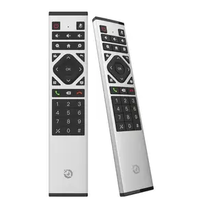 New RF433mhz or 2.4g Aluminum infrared remote private metal remote control
