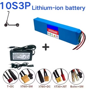 Paquete de Baterías Recargables de Estado Sólido para Bicicleta Eléctrica y Scooter Eléctrico, 36V 100Ah 10S3P, Celdas <span class=keywords><strong>18650</strong></span>, 5000 Ciclos de Vida Útil, 15-20A, 280Wh, OEM - Product Image 2