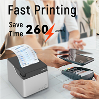 NUEVA Impresora de Recibos QF300, Impresora Térmica de 80 mm, 260 mm/s, sin Tinta, para Restaurantes, Impresora de Tickets y Facturas POS