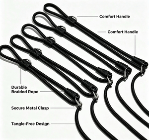 Correa para Perro Resistente y Personalizada 4 en 1, Ajustable, Manos Libres, para Llevar en la Cintura o Cruzada, de Nailon y Poliéster Resistente con Silicona - Product Image 4