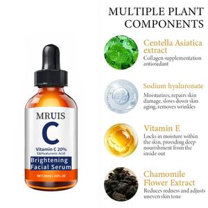 Sérum Rejuvenescedor Radiante MRUIS 30ml com Vitamina C <span class=keywords><strong>e</strong></span> <span class=keywords><strong>E</strong></span>, Ácido Hialurônico, Aloe Vera Orgânico <span class=keywords><strong>e</strong></span> Óleo de Jojoba, Anti-idade, Nutritivo <span class=keywords><strong>e</strong></span> Firmador - Product Image 4