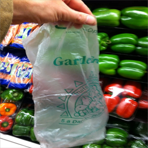 Hot plastic clear flat food produce bag on <b>roll</b> for vegetable and <b>fruit</b> custom packaging supermarket - Product Image 5