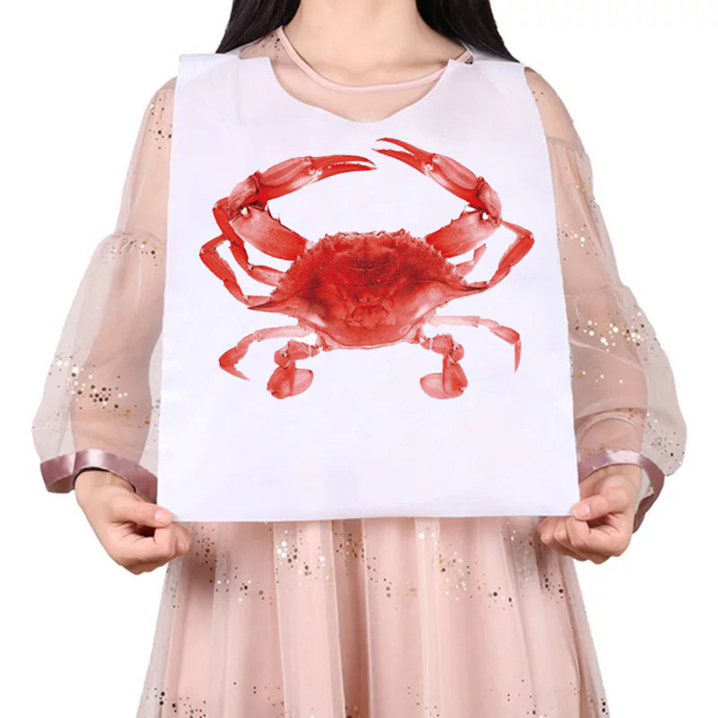 crab printing bibs