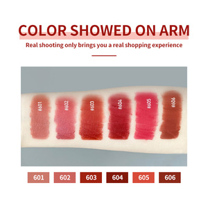 ลิปครีมเนื้อแมทท์ 3 กรัม 6 สี ลิปเวลเวท เมคอัพวีแกน ติดทนนาน ไม่ทำให้ปากแห้ง ลิปสติกเนื้อลิควิด แบรนด์ส่วนตัว ลิปกลอส - Product Image 3