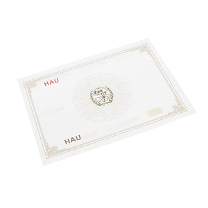 Chất lượng cao tùy chỉnh chống hàng giả an ninh giấy dính Sticker Watermark cho giấy chứng nhận văn bằng - Product Image 2