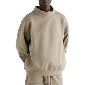 Sweat-shirt oversize à col montant pour homme - Product Image 1