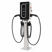 Chargeur de voiture électrique 14 kW certifié CE, étanche IP65, contrôle intelligent, installation extérieure pour maison et garage, OEM ODM