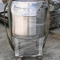 Cuve de mélange en acier inoxydable avec agitateur, pompe, moteur et engrenage - Qualité sanitaire automatique pour les industries alimentaire, cosmétique et chimique
