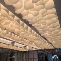 Papier texturé français LeArt pour plafond, décoration de plafond en papier texturé, tissu de fond translucide pour plafond