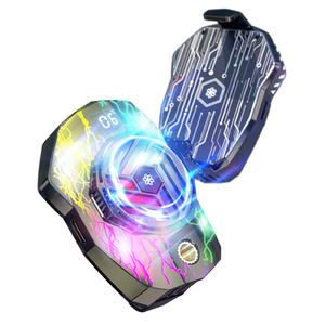 <span class=keywords><strong>K10</strong></span> nuevo radiador de carga RGB portátil barato Teléfono para juegos Mini controlador ventilador de refrigeración para juegos - Product Image 5