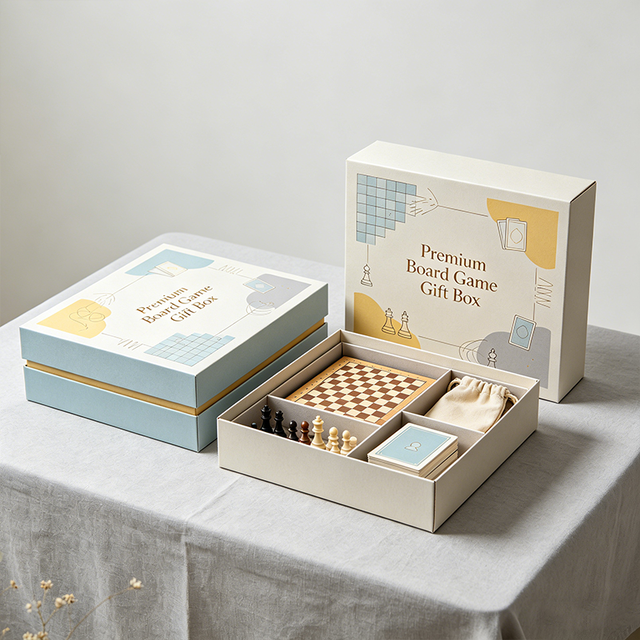 International Station Hot Sale Educational Board Game Storage Box Cardboard Packaging for Family-Friendly Indoor Games