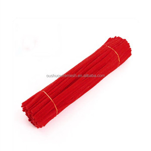 30cm 100PCs Colorido Chenille Stem Fuzzy Wire Handcraft Limpiadores <span class=keywords><strong>de</strong></span> tuberías - Product Image 3