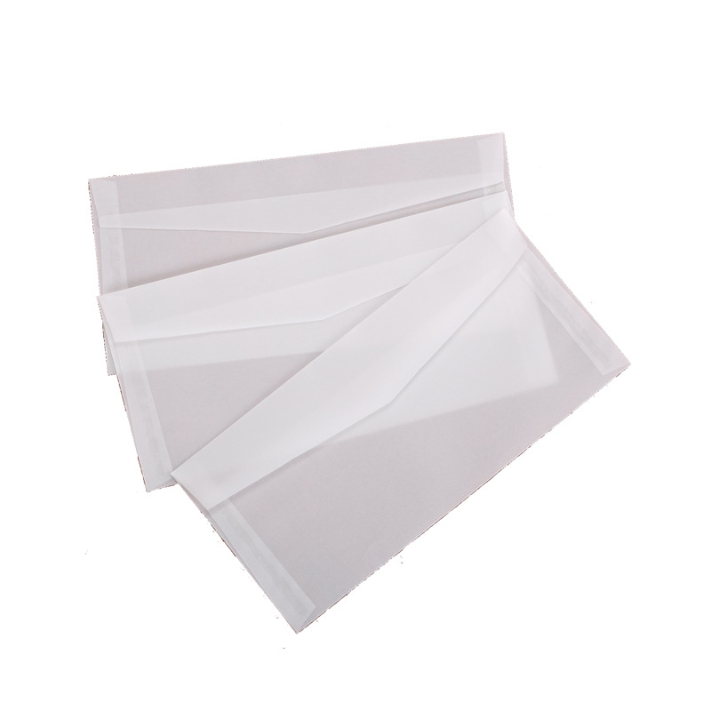 Glassine Envelope Small White Gift Paper Envelopes Transparent Customized Envelopes Wedding Wholesale