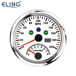 Peedómetro de OAT con acómetro para coche, velocímetro de 85mm (<span class=keywords><strong>3</strong></span> <span class=keywords><strong>3</strong></span>/8 '') a prueba de agua, 8000 R12 12 12V 24V para EEP ruck - Product Image 4