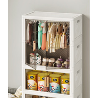 Casa Prefabricada Contenedor Plegable pliable en plastique bébé jouet jouets organisateur boîte armoire de rangement support enfants