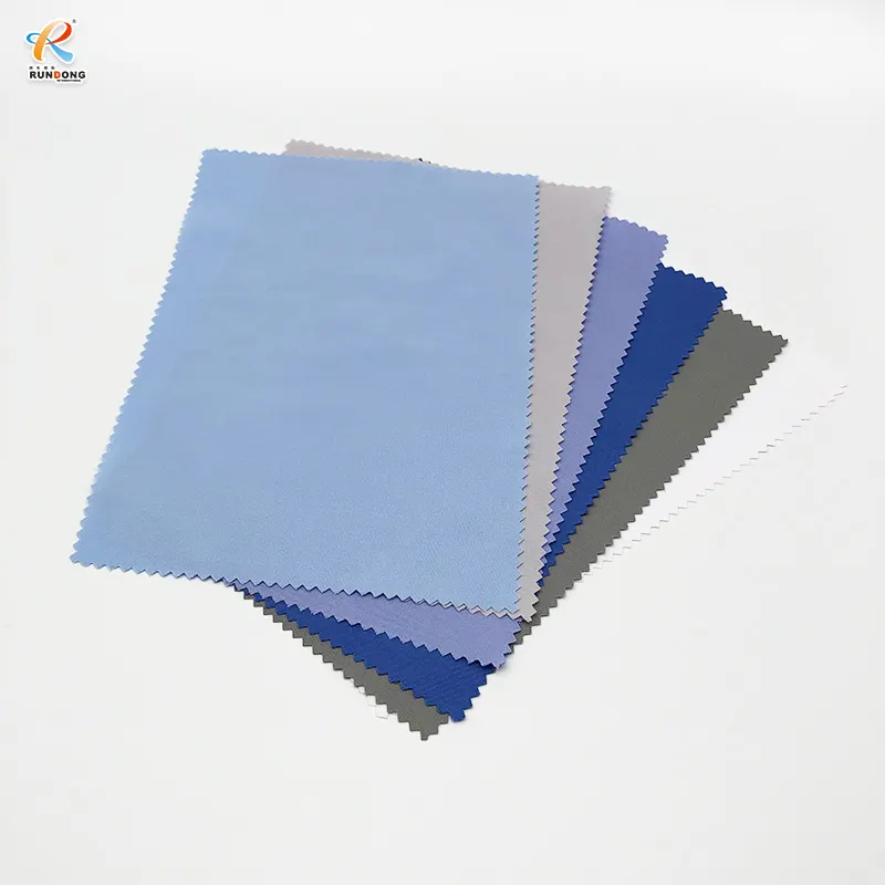Rundong wholesale stock natural spandex polyester workwear uniform cotton twill fabric