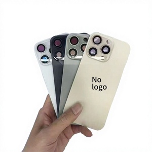 Cover Posteriore 2-in-1 con Foro Grande Senza Logo per <span class=keywords><strong>iPhone</strong></span> 16 <span class=keywords><strong>Pro</strong></span> Max, 15 Plus, 14, <span class=keywords><strong>13</strong></span> <span class=keywords><strong>Pro</strong></span>, 12 Mini <span class=keywords><strong>e</strong></span> 11 - Product Image 1