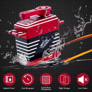 Servomotor de Alto Torque de 35 KG, Totalmente Metálico, para Drones, Aviones RC, Brazos Robóticos, Modelos de Acero y Aluminio, 3 Piezas - Product Image 4