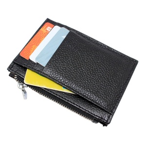 Boshiho with Zipper Coin Pocket Oxhide Leather <b>Wallet</b> <b>Rfid</b> <b>Blocking</b> - Product Image 3