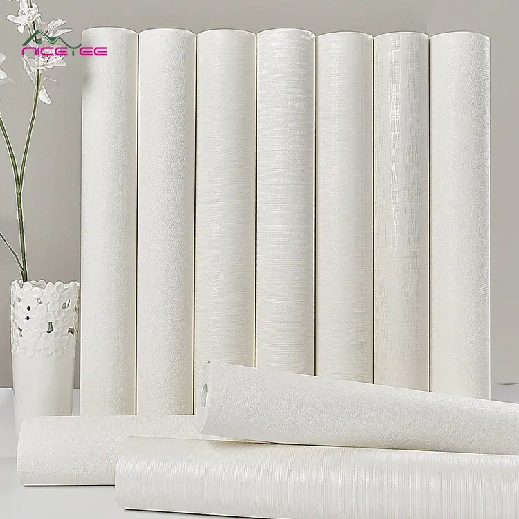 Hot Products Top 20 Amazon Plain White wallpapers for living room 3d wallpaper home decoration