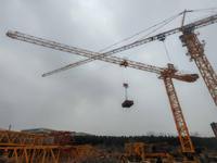 Grue à tour sans cabine 8T pour la construction, avec PLC, boîte de vitesses, réducteur, moteur, interrupteur de fin de course, télécommande
