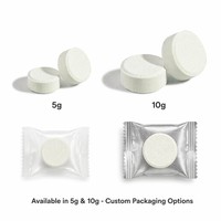 Tablettes de détartrage pour machine à expresso, marque privée OEM, sans phosphate, dissolution rapide, 30-70% actif, pour toutes les machines à café