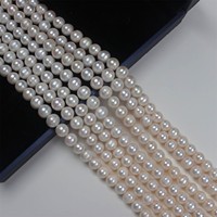 Perles d'eau douce naturelles en forme de pomme de terre, 9-10 mm, beau lustre, perles baroques pour la fabrication de bijoux faits à la main, vente en gros