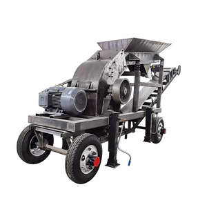 Britador de Martelo Móvel para Exportação, Máquina de Produção de Areia a partir de Resíduos de Construção e Concreto, Britador de Pedra Móvel com Esteira Transportadora - Product Image 5