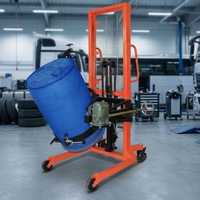 Chariot à tambour manuel pour le levage, le transport, l'empilage et le pesage de fûts en acier de 55 gallons / en plastique de 200 L DA450