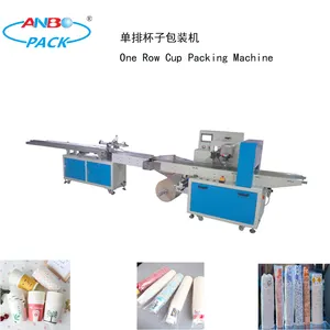 Tek/çift sıra kağıt/plastik bardak sayma paketleme makinesi otomatik yüksek hızlı profesyonel fabrika ekipmanları