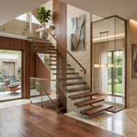Excellence architecturale : escaliers en cantilever sur mesure pour projets duplex haut de gamme