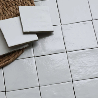 Carreaux muraux en céramique, carreaux muraux pour cuisine, carreaux muraux pour salle de bain, 100x100mm, couleur blanche, impression jet d'encre, carreaux muraux pour café