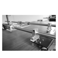 Glissière de défonceuse réglable en hauteur pour le travail du bois, avec rails en acier et aluminium de 48 pouces, pour le rabotage de planches