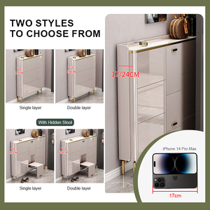 Mobili <span class=keywords><strong>per</strong></span> soggiorno uso interno ed <span class=keywords><strong>esterno</strong></span> antipolvere di lusso in legno di alta qualità scarpiera scarpiera - Product Image 4